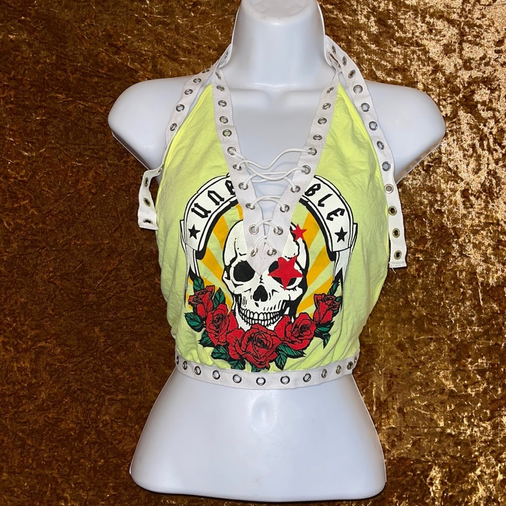 Neon Rebel halter top (S/M)